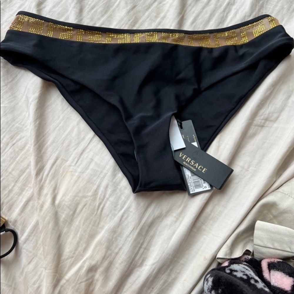Versace embellished Bikini Bottom In Multicolor $250 original price